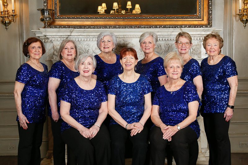 Sweet Harmony singers in blue