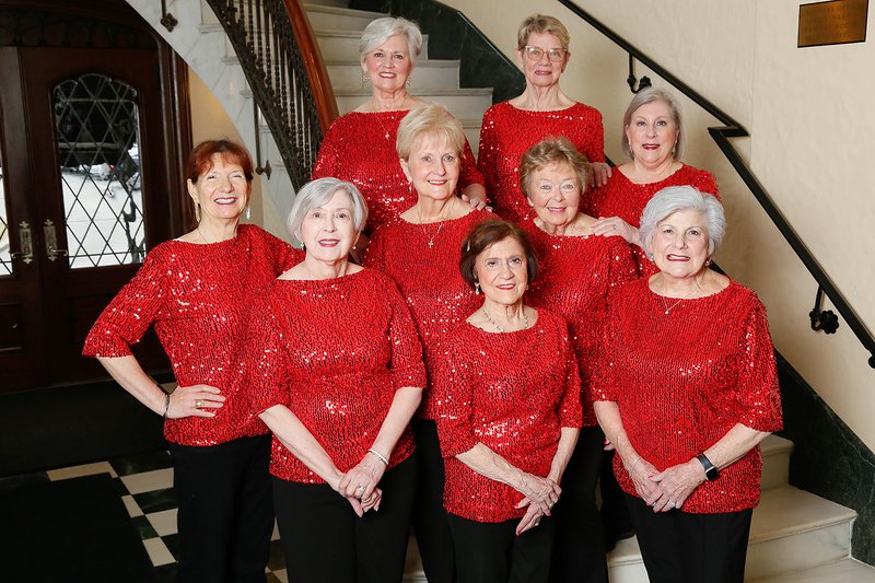 Sweet Harmony singers in red